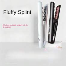 Hair Straightener,Hair Curler,Curler,Hair Care,Hair Care,Curler,Portable Cordless Ionic Hair Straightening Brush, USB Charging, Travel-Friendly Hairstyling Brush,A Portable Electric Curling Iron, Curling Root Curling Iron, Negative Ion Curling Iron, Fluffy Wave Styling Tool, Female Gift,Pea Corn Iron Fluffy Pad Hair Root High Skull Top Fluffy Tool Corn Curling Iron