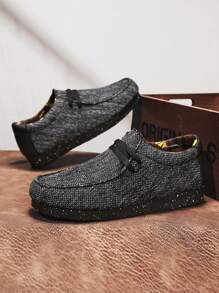 Men's Fashionable Casual All-Match Slip-On Loafer Shoes, Versatile For All Seasons