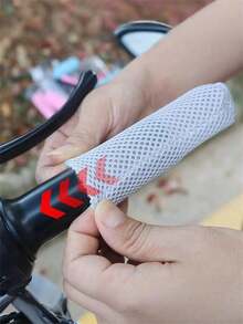 4件装透气摩托车把套，通用夏季防汗防滑刹车离合器杆软套 - 彩色 - 查看 6