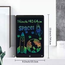 XZBB LCD-Schreibtafeln in verschiedenen Größen 8,5/10/12/16/20 Zoll, Kinderschultafel zum Zeichnen, Multifarbiges Großformat-Schreib- und Zeichenwerkzeug, kreatives Talent, Denkaufgaben für Kinder ab 3 Jahren, One-Touch Bildschirm löschen/sperren, Reise/Geburtstags/Einschulung/Weihnachtsgeschenk, zufälliger Rahmen im Blindpack