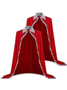 King Costume Cape For Adult Mardi Gras Velvet Robe,Festival Costume Props,Cosplay