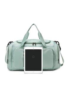 Large Capacity Detachable Backpack Gym Bag, Suitable For Fitness, Travel, Yoga, Work, School, Sports, Shoulder Bag/Messenger Bag/Backpack - Green - View 8