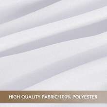 1pc Round Tablecloth, White, Machine Washable Linen-Polyester Decorative Tablecloth, Suitable For Dining Table, Party, Banquet And Wedding