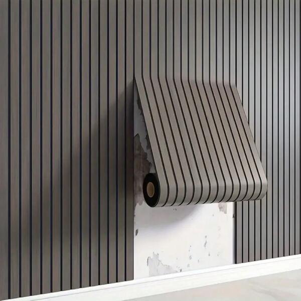 High-Quality Wood Grain PVC Wallpaper, Self-Adhesive And Easy To Remove, Suitable For Living Room, Bedroom, Exterior Wall Decoration, Waterproof, Heat-Resistant, Oil-Proof, DIY Decor