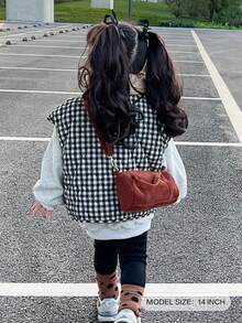 2 件儿童合成波浪编织流苏假马尾假发卷发马尾女孩性感接发配件