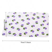 Waterproof & Breathable Washable Bed Pad, Large Incontinence Mattress Protector For Summer (Small Bear, Dinosaur, Tulip, Rabbit Pattern, 27.6"X35.4", 31.5"X45.3") - Multicolor - View 9