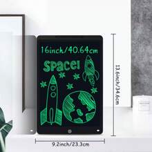 XZBB LCD-Schreibtafeln in verschiedenen Größen 8,5/10/12/16/20 Zoll, Kinderschultafel zum Zeichnen, Multifarbiges Großformat-Schreib- und Zeichenwerkzeug, kreatives Talent, Denkaufgaben für Kinder ab 3 Jahren, One-Touch Bildschirm löschen/sperren, Reise/Geburtstags/Einschulung/Weihnachtsgeschenk, zufälliger Rahmen im Blindpack