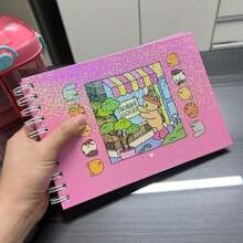 Livro Colorir Capa Dura Colorido Brilhante e Papel Grosso Desenho