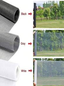 1 szt. Wielokolorowa domowa siatka przeciw owadom, niewidoczna moskitiera, prosta, pyłoszczelna i czysta siatka na okno, gęsta siatka, siatka ochronna dla zwierząt, siatka wymienna na okno, odpowiednia do drzwi, okien, dziedzińców, samodzielna instalacja