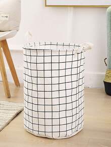 衣服收纳篮，玩具收纳篮，轻巧可折叠，适用于各种场景，卧室、浴室、储藏室等。带手柄的洗衣篮，客厅装饰篮，编织收纳篮，用于玩具箱、枕头、毯子、衣服 - 彩色 - 查看 7