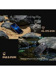 Blackview Oscal MARINE 1 Smartphone Global Version 4GB+128GB Unisoc Tiger T615 Processor 6.56" 90Hz Display 5100mAh Battery Gemini AI 2.0 Ruggedized Cellphone