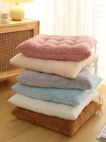 1pc Thick Chair Seat Cushion, Soft Plush Cushion For Home Dining Chairs, Office Chairs, Butt Pad Gifts Birthday Graduation Room Decor Home Decor Living Room Decor Chair Cushion