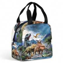 Lunch Bag For Kids Insulated Reusable Lunch Box Dinosaur Lunch Tote Bag For Boys Girls School Men Women Office Picnic School Supplies,Back To School