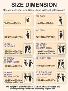 1件纯色床笠，床笠套装，床垫罩，柔软舒适的卧室床上用品，床垫保护套，亲肤床笠，四季通用防尘床罩，适用于单人床、双人床、大号床、特大号床，可机洗（不含枕套），节日礼物 - 卡其色 - 查看 3