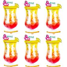 6 sztuk/zestaw nowych balonów foliowych na koktajle, odpowiednie na kurort, imprezę przy basenie, plażę, bar, Hawaje, lato, wesele, zaręczyny, rocznicę, dekoracje na przyjęcie urodzinowe