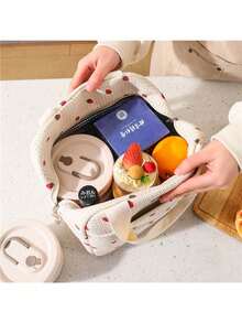 1 件新款午餐袋、保温袋、畅销午餐盒、工作用便携式保温午餐手提袋、大容量午餐盒袋、野餐袋