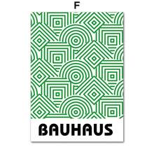 1pc Modern Abstract Bauhaus Lines Eye Geometric Wall Art Canvas Painting Nordic Posters And Prints Pictures For Living Room Decor Optional Frame ,Wall Art With Frame - Multicolor - View 63
