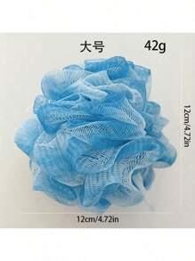 1 pieza Esponja de ducha de luffa extra suave, exfoliante suave, produce mucha espuma, diseño unisex