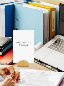 2 件/5 件/10 件半圆形金色桌号夹，现代桌卡夹，照片卡夹，适用于婚礼、派对、周年纪念、生日庆祝 - 彩色 - 查看 8