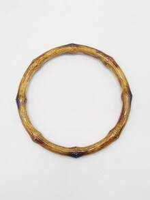 Large Bamboo Pattern Round Handle, Resin Material, Sturdy Structure, High Load-Bearing Capacity, Bohemian Style Bamboo Handle, Bamboo Pattern Design, Showcasing Regional Characteristics - Multicolor - View 8