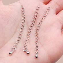 5/10/15 chiếc dây chuyền mở rộng để làm đồ trang sức Dây chuyền mở rộng mạ vàng 18K có mặt dây chuyền hình giọt nước 3D cho vòng tay, vòng cổ, phụ kiện thủ công DIY - Nhiều màu - Xem 13