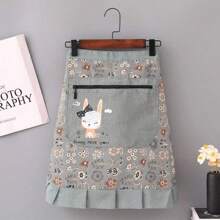 1pc Restaurant Chef Apron And Waiter Work Half Body Apron, Household Waterproof, Stain Resistant, Wear-Resistant Apron, Suitable For Home Kitchen Cooking, Restaurant Waiter, Coffee Shop, Milk Tea Shop Work Clothes, Two Styles And Three Colors To Choose From (Long/Short)