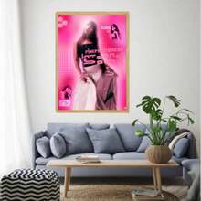 1/3 幅装裱海报墙饰，高清流行歌手海报，客厅、卧室、酒吧家居装饰 - 彩色 - 查看 5