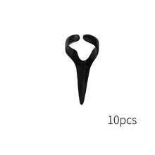 10pcs Hair Division Tool Gothic Nail Finger Role-Playing Claw Metal Full Finger Ring, Used For Hair Braiding, Curly Hair Styling, Hair Extensions, Wigs And Hair Accessories Halloween