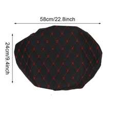 Copertura per sella di moto, imbottita e impermeabile, antiscivolo, rivestimento in finta pelle 3D, protezione per la sella della moto