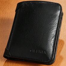 1pc Vintage Fashion Men's Wallet RFID Blocking Short Style Large Capacity Credit Card Holder Suitable For Men Young Professionals And Office Workers Great For Work Business Commute And School Wallet Mini Wallet Purse Wallet Men Wallet Leather Small Wallet RFID Wallet