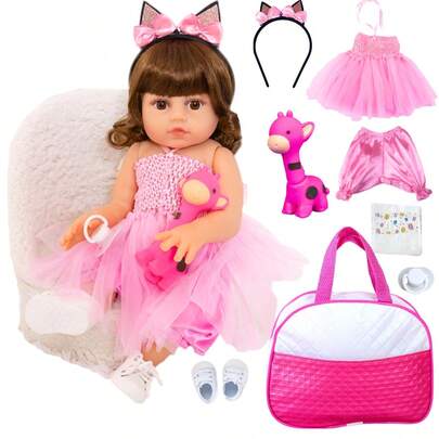 Bebê Reborn Boneca Bailarina Realista Silicone Menina Boneca Bolsa Maternidade