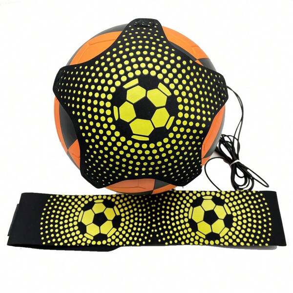 1pc Beginner Football Shooting Training Device, Improves Shooting Skills, Portable Football Training Band, Multi-Functional And Innovative Training Tool