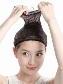 2 szt. ultracienkich czepków na perukę, elastycznych czepków na perukę z siateczki, oddychających i miękkich czepków na perukę z nylonowej siateczki, czepków na perukę do codziennej pielęgnacji, damskich czepków na perukę o wysokiej elastyczności, jednolitych kolorów nylonowych czepków na perukę z koronką do użytku domowego, na wesele, na każdą porę roku