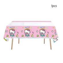 Sanrio 90pcs Sanrio Hello Kitty Party Supplies,Included Birthday Banner,Hanging Vortex,Plates,Napkins,Tablecloth For Hello Kitty Birthday Party Decorations,For Hello Kitty Party Decorations,Hello Kitty Birthday Party Decorations,Hello Kitty Party Decorations