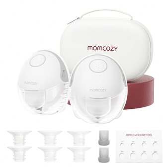 Momcozy Momcozy M6 Breast Pump, Hands-Free Mobile Style, Portable Breastfeeding Pump, Ideal Rhythm For More Milk, DoubleFit Flange, More Fit And Discretion With 3 Modes And 9 Levels, 24mm
