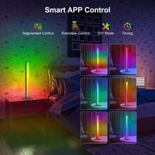 RTONTR 1 Dragging 2 Desktop Led Ambient Light TV Desktop LED Lights 30 CM Smart LED Light Strips 5V Smart LED Light Strips - Remote Control Via App, Music Synchronization PC Material For Gaming Ambiance Party Decor Christmas Gifts Living Room Camping And Other Scenarios Use