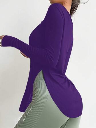 女士健身瑜伽上衣，速干衬衫，适合跑步、健身房和锻炼，弹力压缩底层