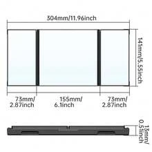 1pc Car Sun Visor Mirror, In-Car Vanity Mirror, Foldable High Definition Makeup Mirror For Vehicles - Mirror - View 4