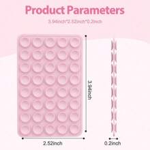 1pc Silicone Suction Phone Case Mount,Phone Suction Grip,Octobuddy,Sticky Phone Grip, Adhesive Phone Stand Sticky For Cell Phone Halloween Christmas For Holiday Gift Giving