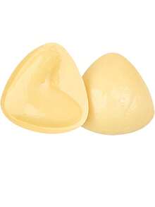 1pair Double-Sided Sticky Bra Inserts Adhesive Bra Pads Push Up Breast Enhancers Pads Reusable Padded Ultra Instant Lift Inserts - Multicolor - View 14