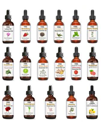 30ml Natural Essential Oils Perfume Home Air Freshener Eucalyptus / Lemon / Peppermint / Musk / Magnolia / Oregano/ Jasmine / Rose / For Diffusers Candles Making Soaps Car Aromatherapy Spa Oil Aromatherapy House Freshener-Home & Living / Home Decor / Home Fragrance Products Bestfriend Gifts Gift For Woman