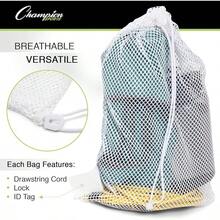 Sports Bolsa de Equipo en Malla - Blanco - Ver 9