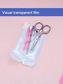 200pcs/Box 5 Sizes Sterilization Bags, Disposable Disinfection Bags, Cleaning Bags, Suitable For Steel Nail Art Tools And Accessories - Multicolor - View 8