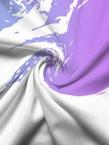 Áo thun nam tay ngắn in 3D phối màu đen trắng, kiểu dáng thường ngày, thích hợp mặc ngoài trời mùa hè (Trung Đông) - Nhiều màu - Xem 6