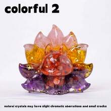 1PC Natural Crystal Gravel Jiuwei Fox Statue Dropper Resin Reiki Stone Fengshui Sculpture Room Home Decoration - Epoxy Nine-tailed Fox Large Size - View 11
