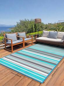 Waterproof Reversible Outdoor Rugs: Perfect For Patio, Camping, RV, Picnic, Backyard, Deck, Balcony, Porch, Beach, And Garden Decoration