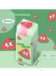 Cute Cartoon Filled Erasers, School Supplies Prize, High-Quality Pencil Erasers That Cut Cleanly Without Crumbs Back To School