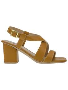 Formal Sandals High Heel Block Thick Comfortable Party Fashion Elegant Large Size - 駝色 - 查看 3