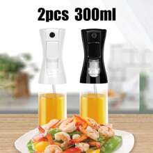 3/2/1pc Oil Spray Bottle, Kitchen Household Barbecue Olive Oil Cooking Spray Oil Atomization Fat Reduction Oil Spray Artifact, Oil Spray Dispenser Refillable Spray Bottle Outdoor Barbecue Cooking Kitchen Supplies