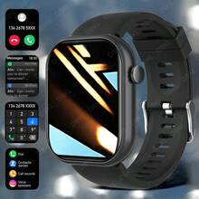 智能手表，无线通话/拨号，多种运动模式，适合男女，运动手表，自定义壁纸，节日礼物，生日礼物 - 彩色 - 查看 2